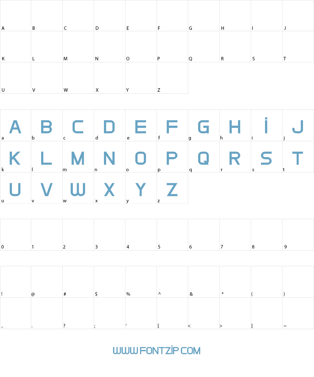 Cerena Font Character